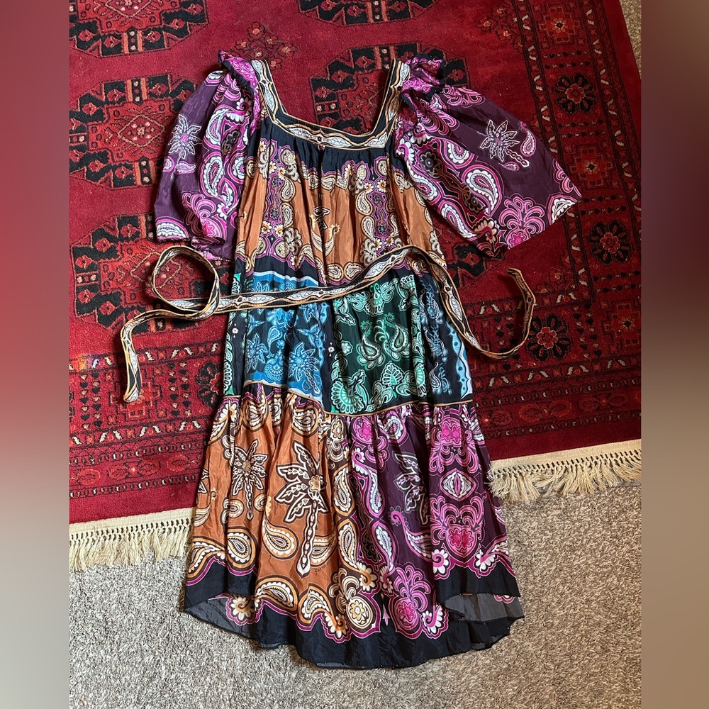 Farm Rio Sweet Mermaids Midi Dress
